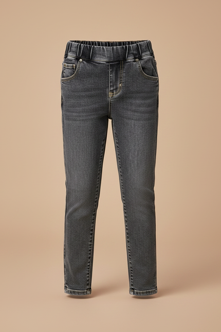 Pantalon Gris Slim Denim Enfant Fille - Jean - vue 3