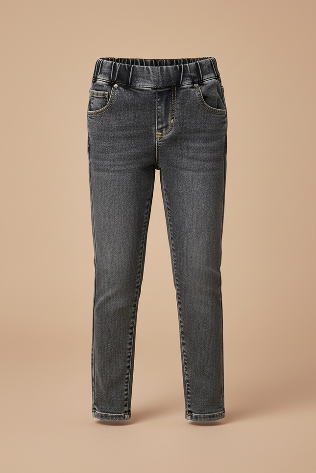 Pantalon Gris Slim Denim Enfant Fille - Jean - vue 3