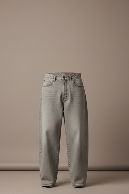 Pantalon Gris Ample Décontracté Homme Y2K - Jean - vue 3