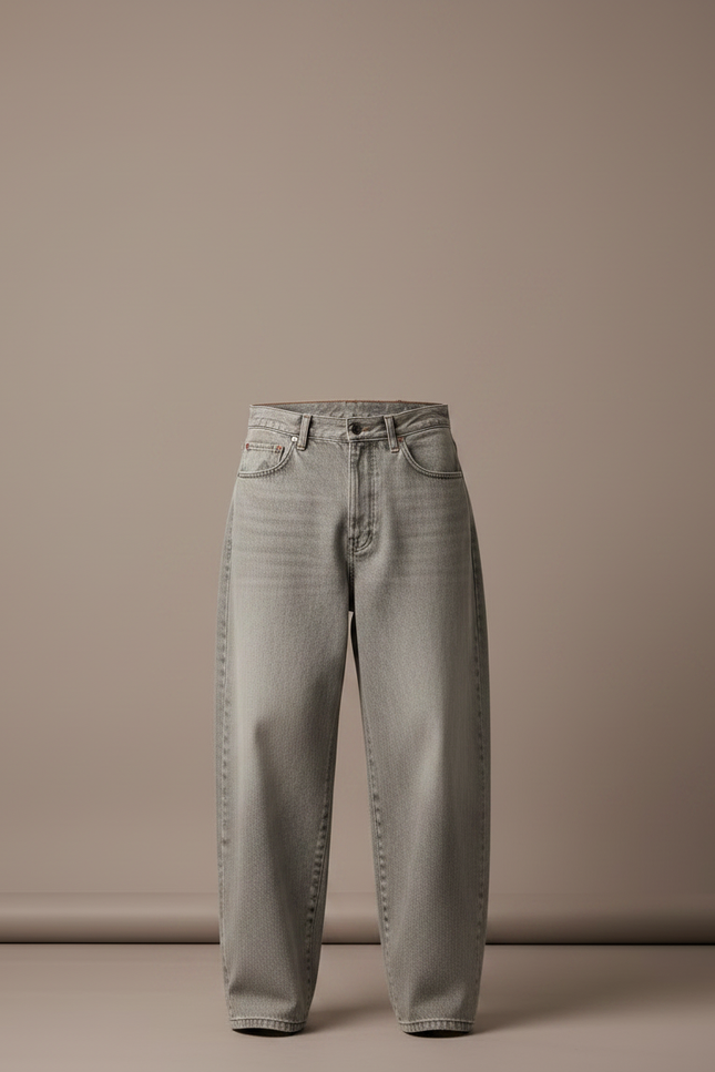 Pantalon Gris Ample Décontracté Homme Y2K - Jean - vue 3