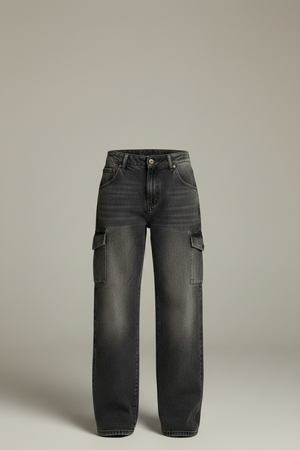 Pantalon Militaire Gris - Jean - vue 3