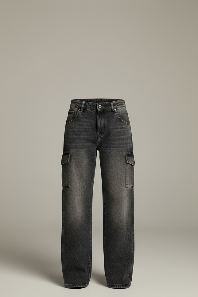 Pantalon Militaire Gris - Jean - vue 3