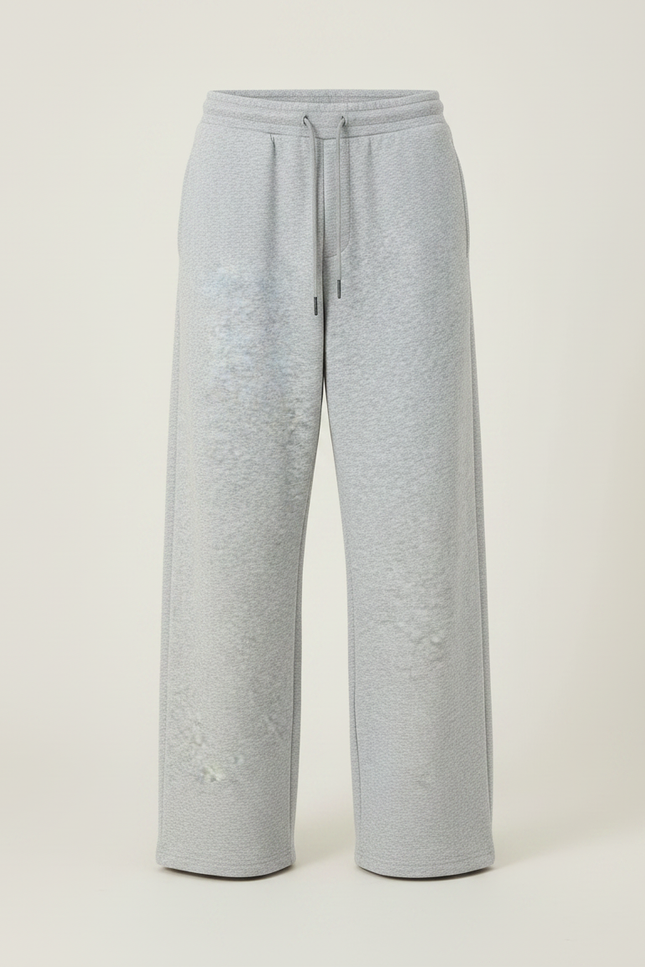Pantalon Gris Ample Molletonné Sport Décontracté Homme - vue 3