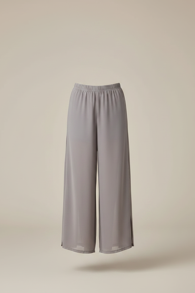 Pantalon Gris Fluide Ample Danse Ballet Fille - Polyester - vue 3