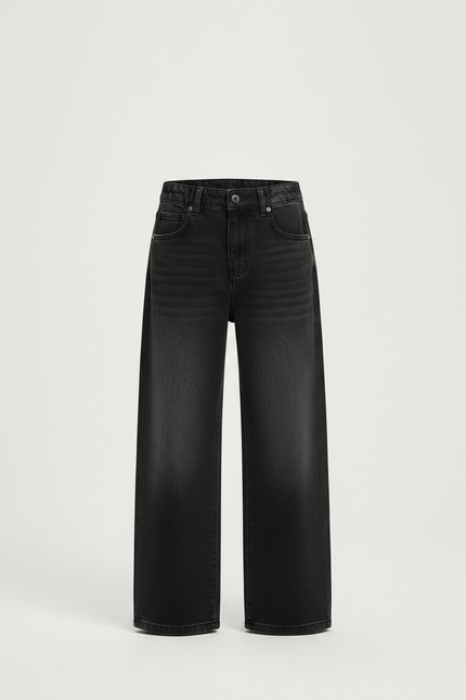 Pantalon Gris Large Décontracté Denim Garçon - Jean - vue 3