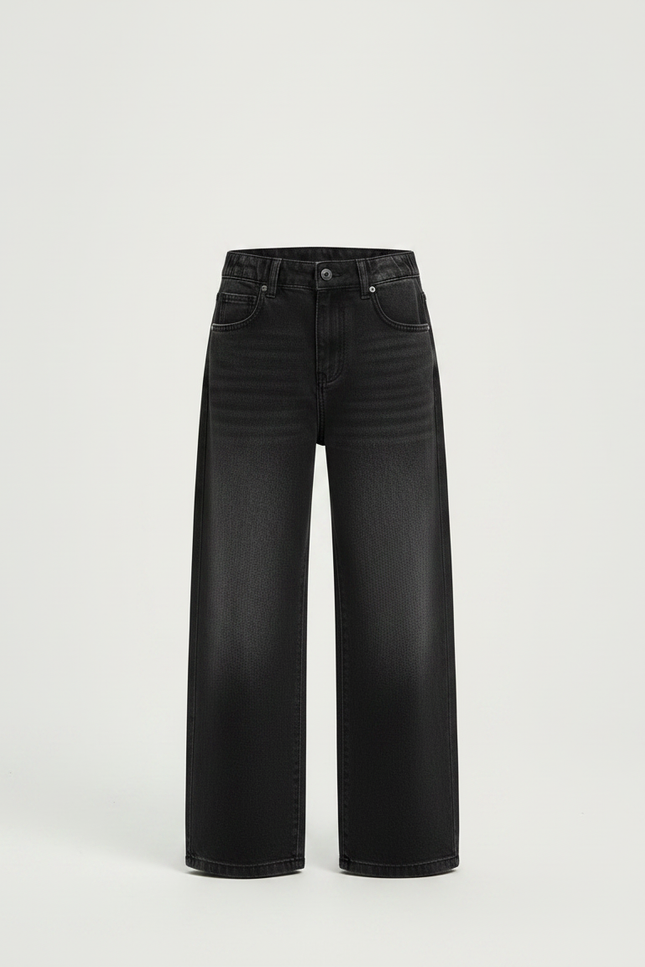 Pantalon Gris Large Décontracté Denim Garçon - Jean - vue 3