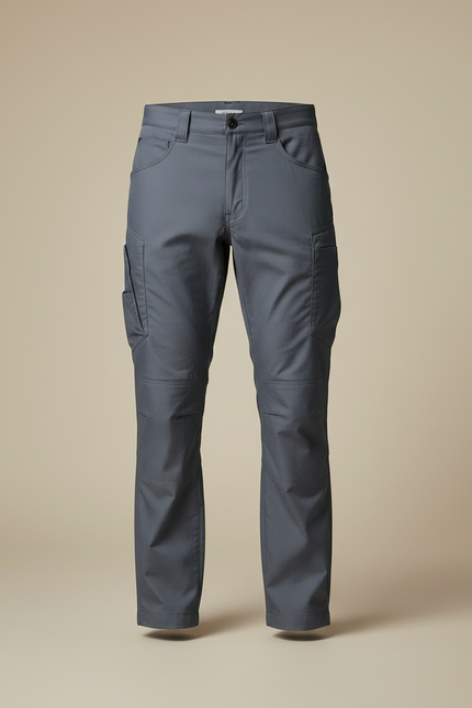 Pantalon Uniforme Gris - Gabardine - vue 3