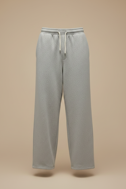 Pantalon Gris Ample Décontracté Cordon Sport Homme - Molleton - vue 3