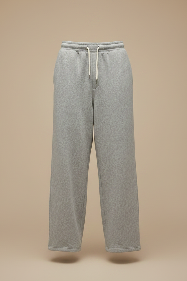 Pantalon Gris Ample Décontracté Cordon Sport Homme - Molleton - vue 3
