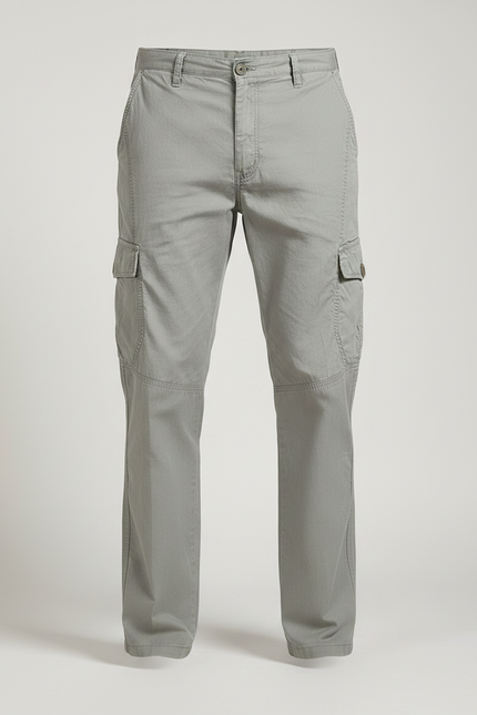 Pantalon Battle Gris - Gabardine - vue 3