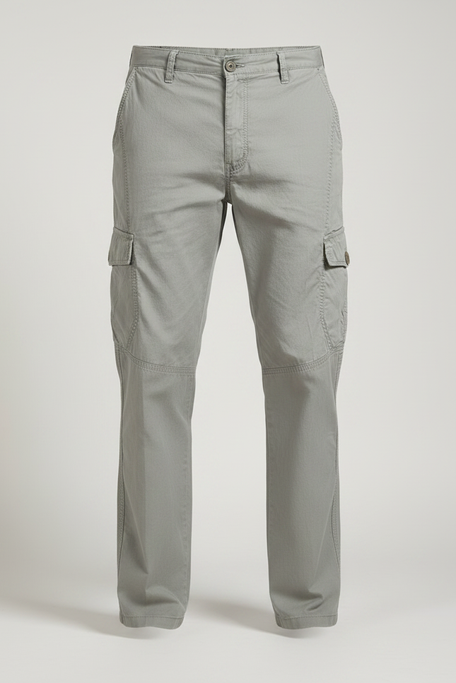Pantalon Battle Gris - Gabardine - vue 3