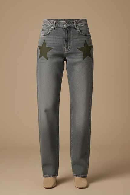 Pantalon Bleu Gris - Jean - vue 3