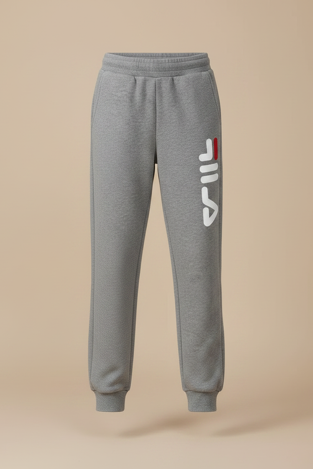 Pantalon Gris Molletonné Fila Enfant Décontracté Sport - vue 3