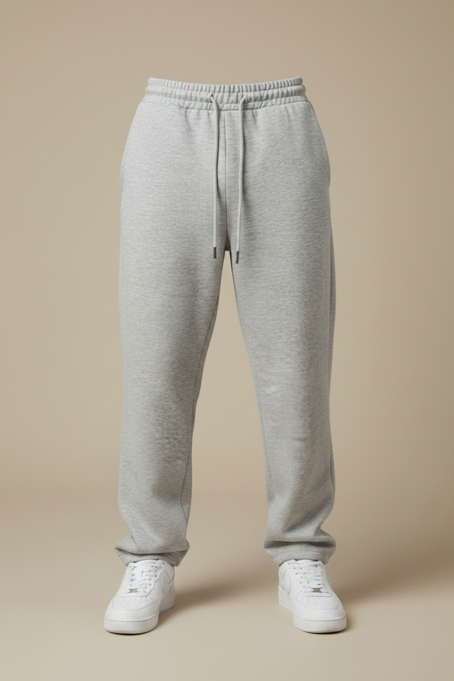 Pantalon Gris Ample Confortable Décontracté Homme - Molleton - vue 3