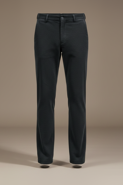Pantalon Gris Côtelé Confortable Décontracté Homme - Cordé - vue 3
