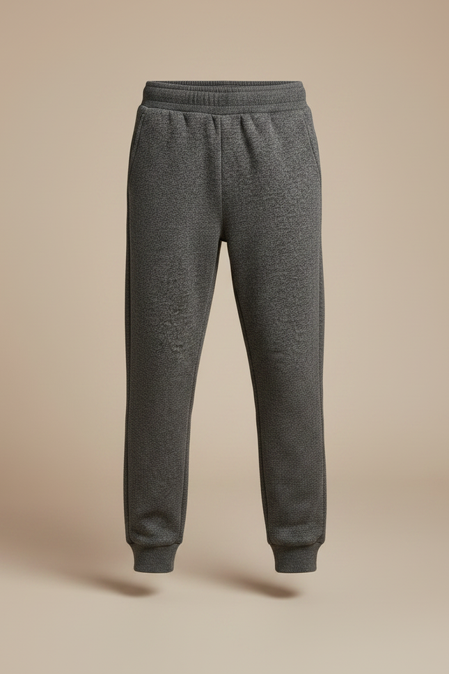 Pantalon Gris Molletonné Décontracté Confortable Enfant - vue 3