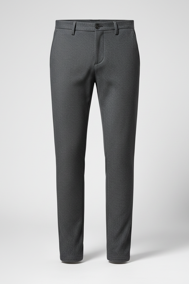 Pantalon Gris Slim - Tweed - vue 3