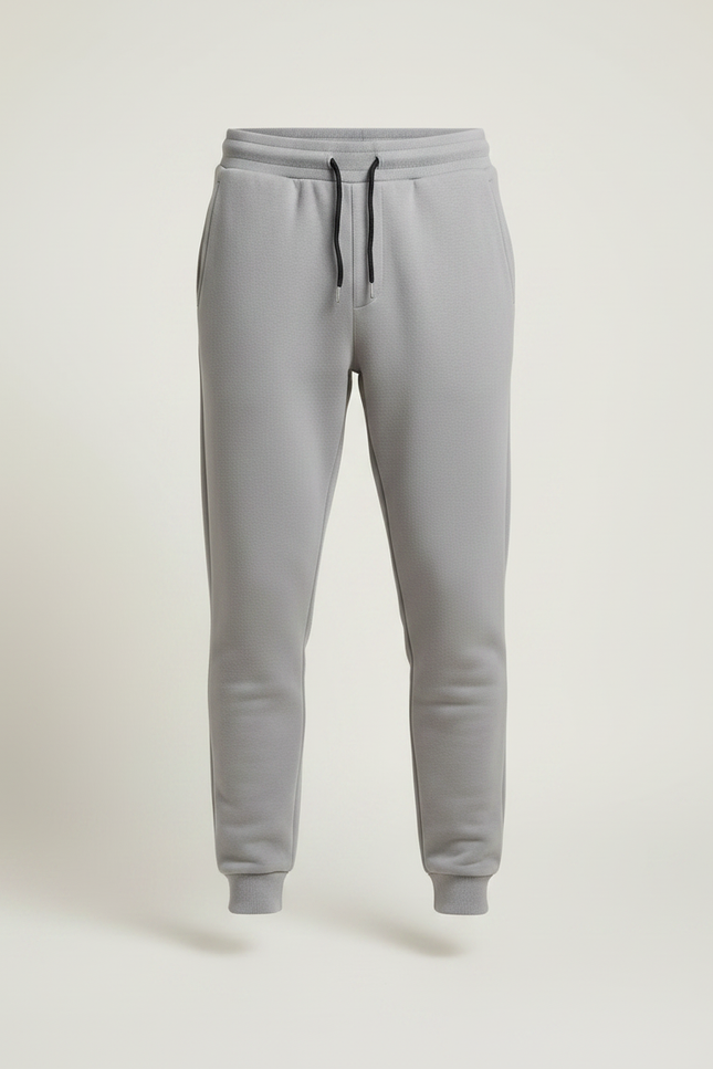 Pantalon Gris Homme Décontracté Molletonné Sportif - vue 3