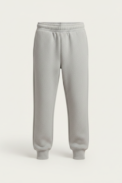 Pantalon Gris Molletonné Ample Confortable Enfant Sport - vue 3