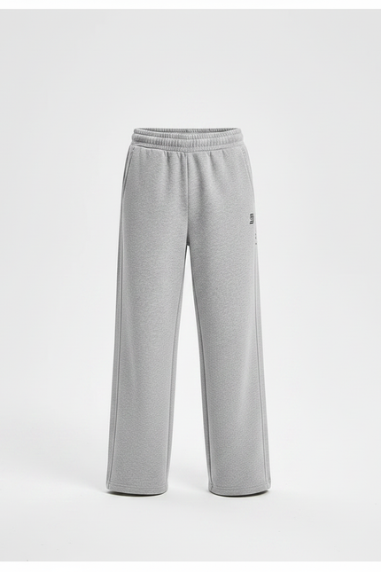 Pantalon Gris Coton Ample Décontracté Sport Enfant - Molleton - vue 3