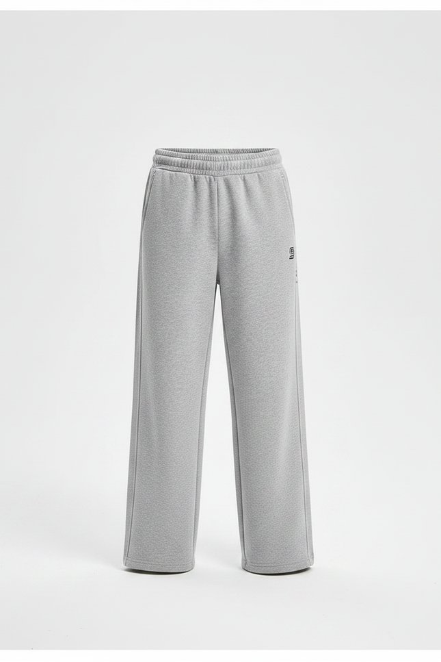Pantalon Gris Coton Ample Décontracté Sport Enfant - Molleton - vue 3