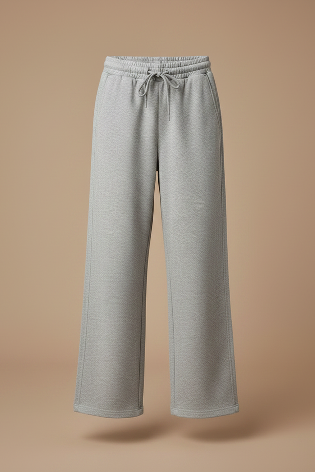 Pantalon Gris Ample Coton Décontracté Fille - Molleton - vue 3