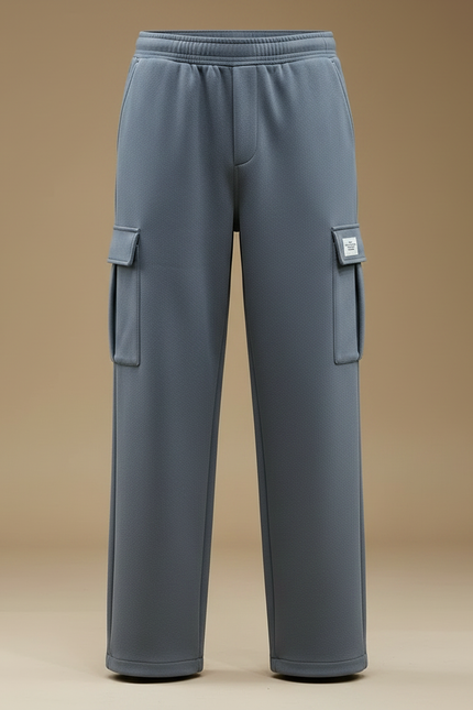 Pantalon Gris Bleu - Molleton - vue 3